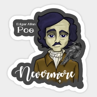 Edgar Allan Poe Sticker